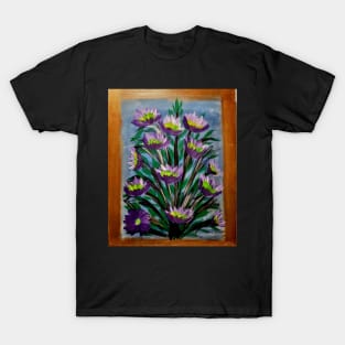 Some abstract purple flowers T-Shirt